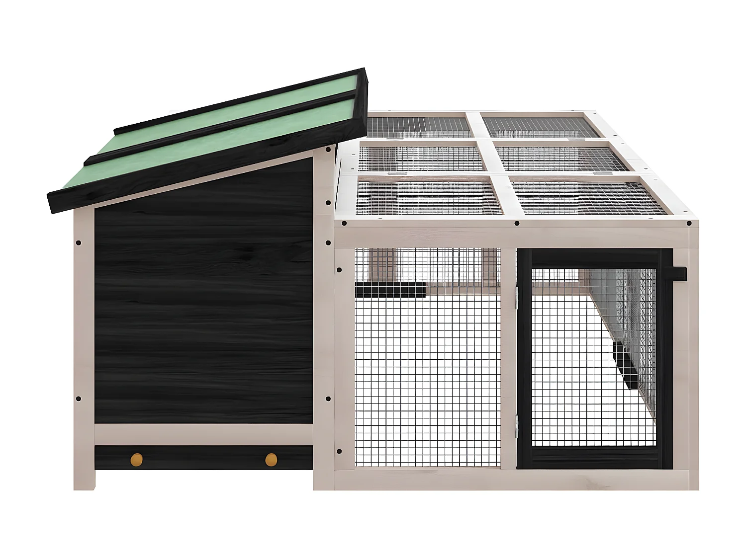 Coelheira 144x123x67,5 cm pinho maciço cinzento PT486793