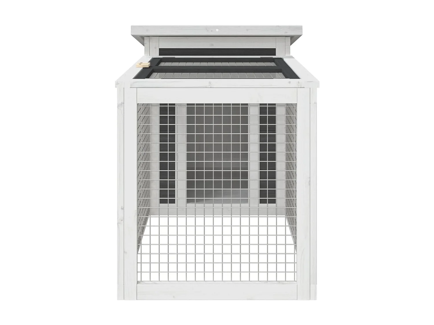 Coelheira 100,5x54x55 cm pinho maciço cinzento PT433269