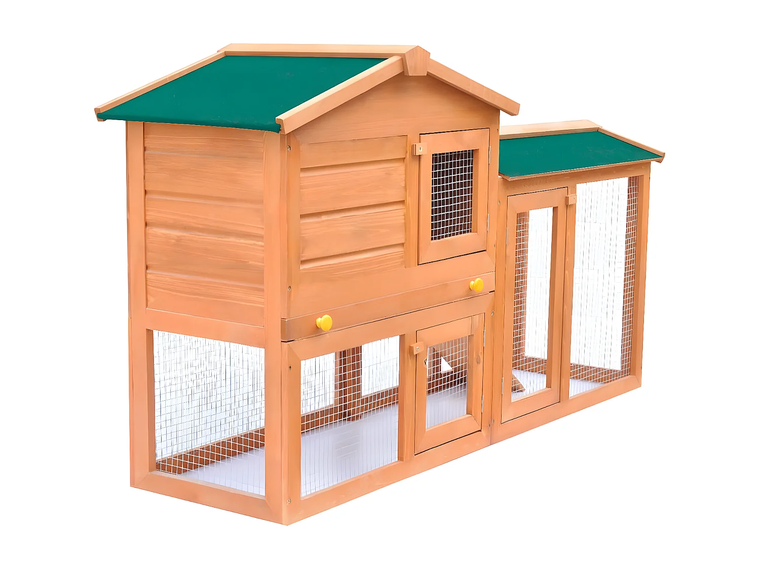 Casa de animales grande jaula conejera de madera ES527648