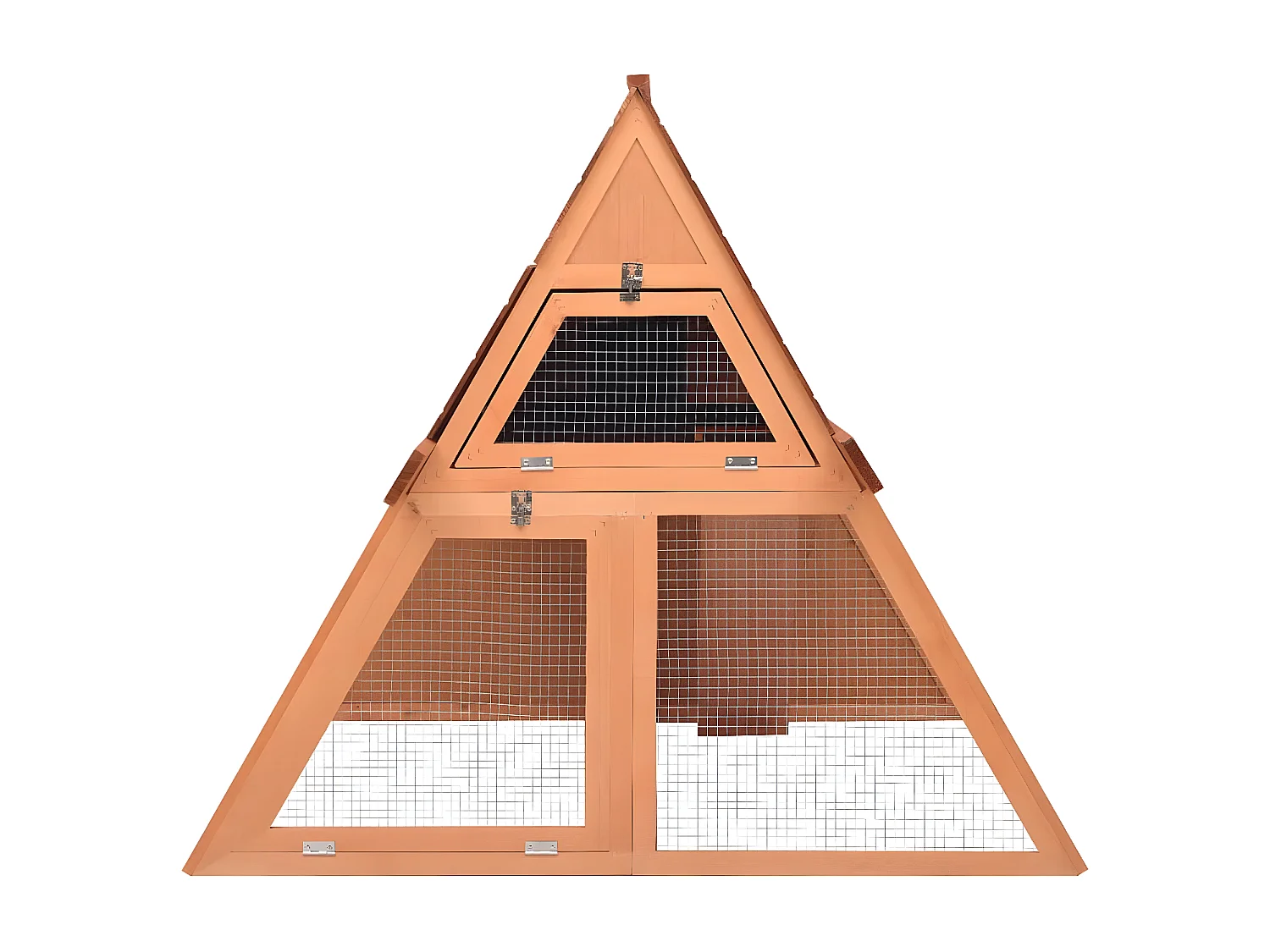 Clapier 152x127x109,5 cm Bois de sapin massif RG3Q94969