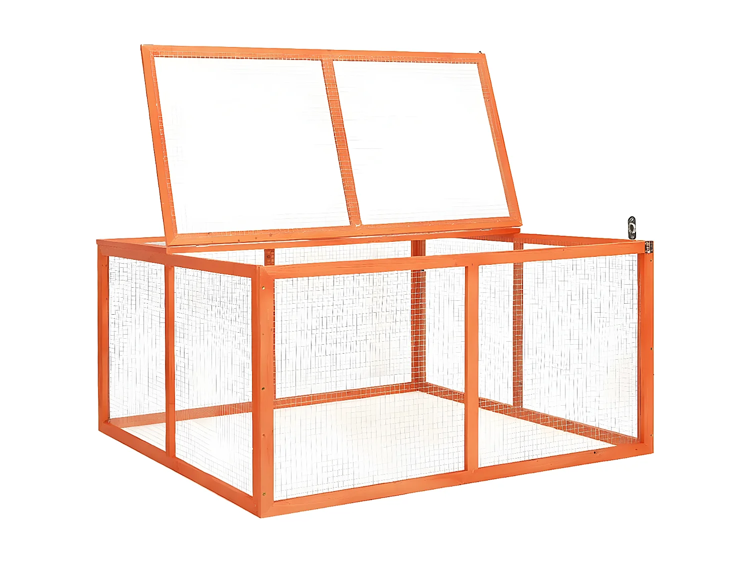 Coelheira 124x120x60 cm madeira de abeto maciça PT768935