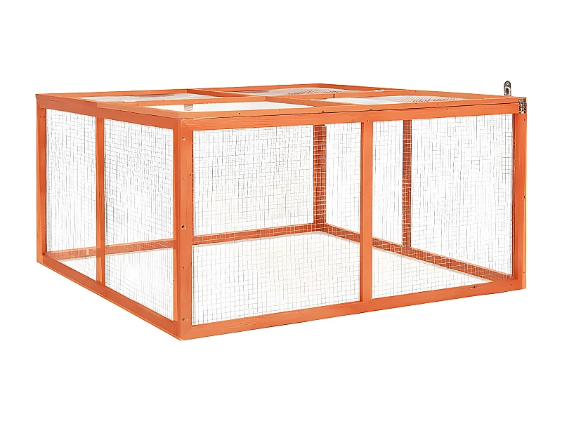 Coelheira 124x120x60 cm madeira de abeto maciça PT768935