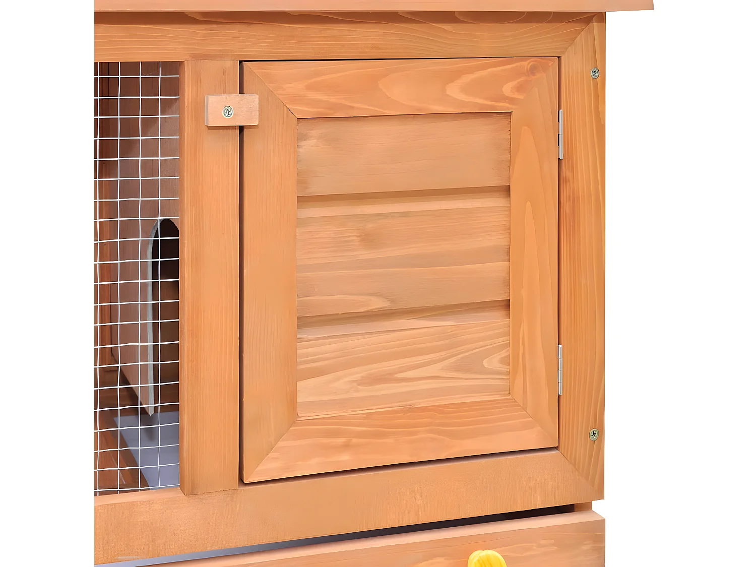 Clapier d'extérieur Enclos pour petits animaux 1 porte Bois RG3Q35268