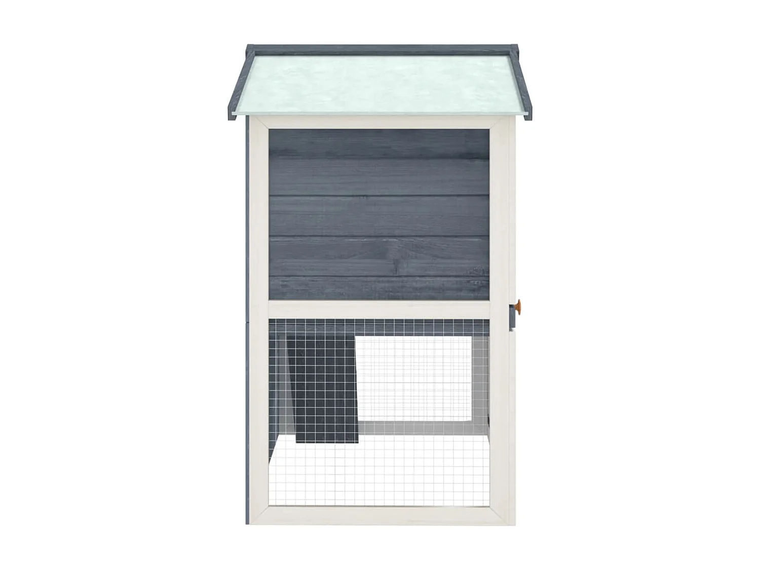 Clapier d'extérieur 3 portes Gris Bois RG3Q18737