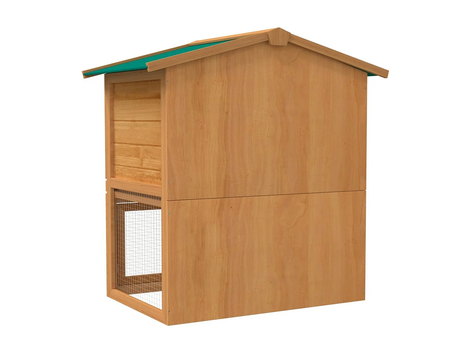 Casa de animales pequeños jaula conejera 3 puertas madera ES156479