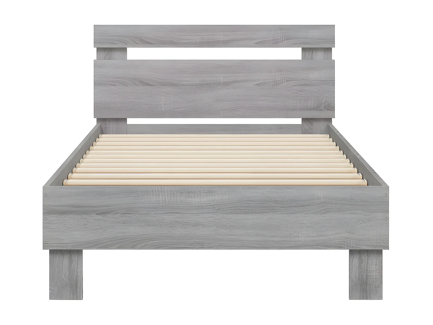 Jaula conejera de 1 piso madera gris ES567450