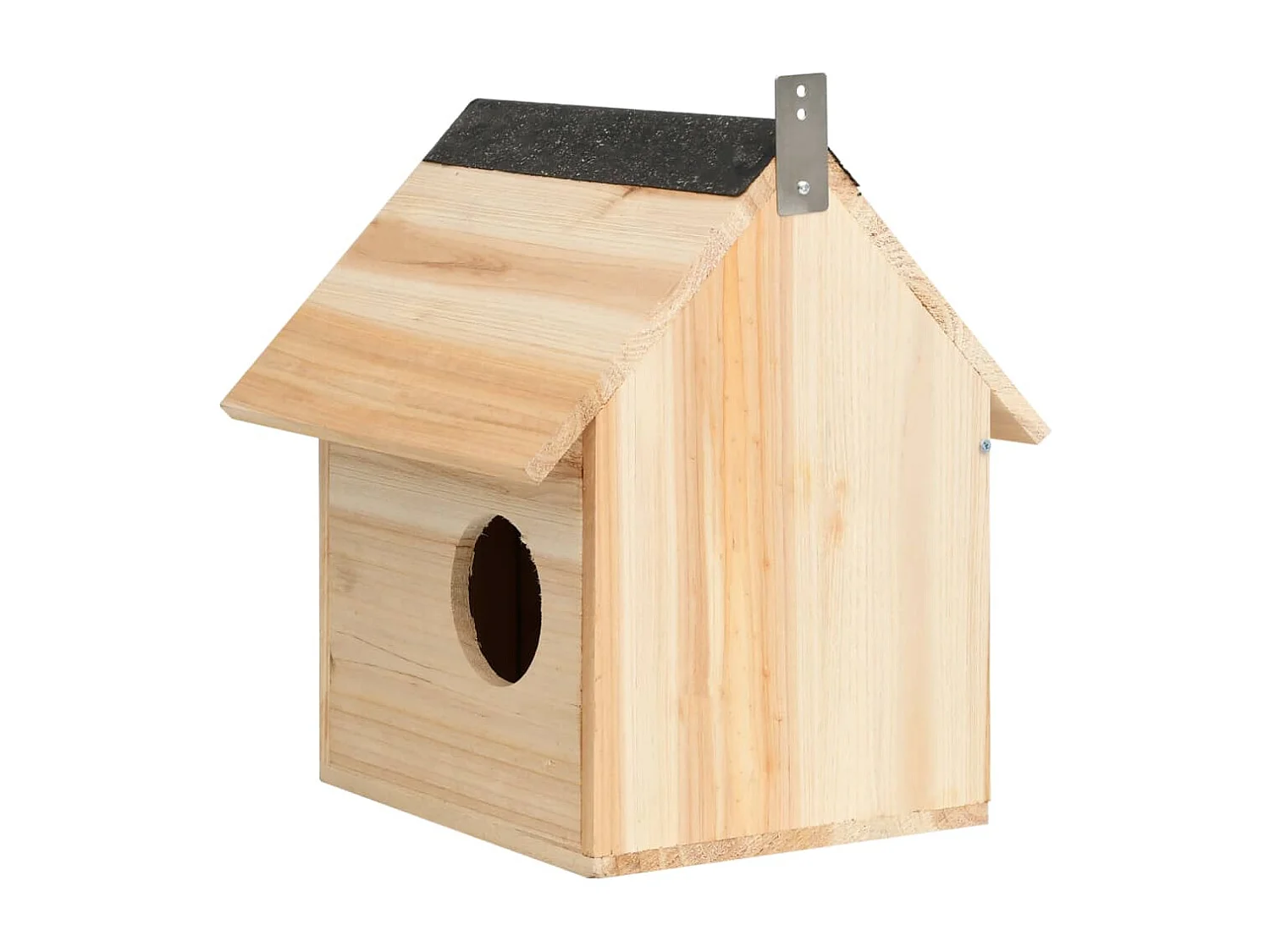 Casa para esquilos 26x25x29 cm madeira de abeto maciça PT994680