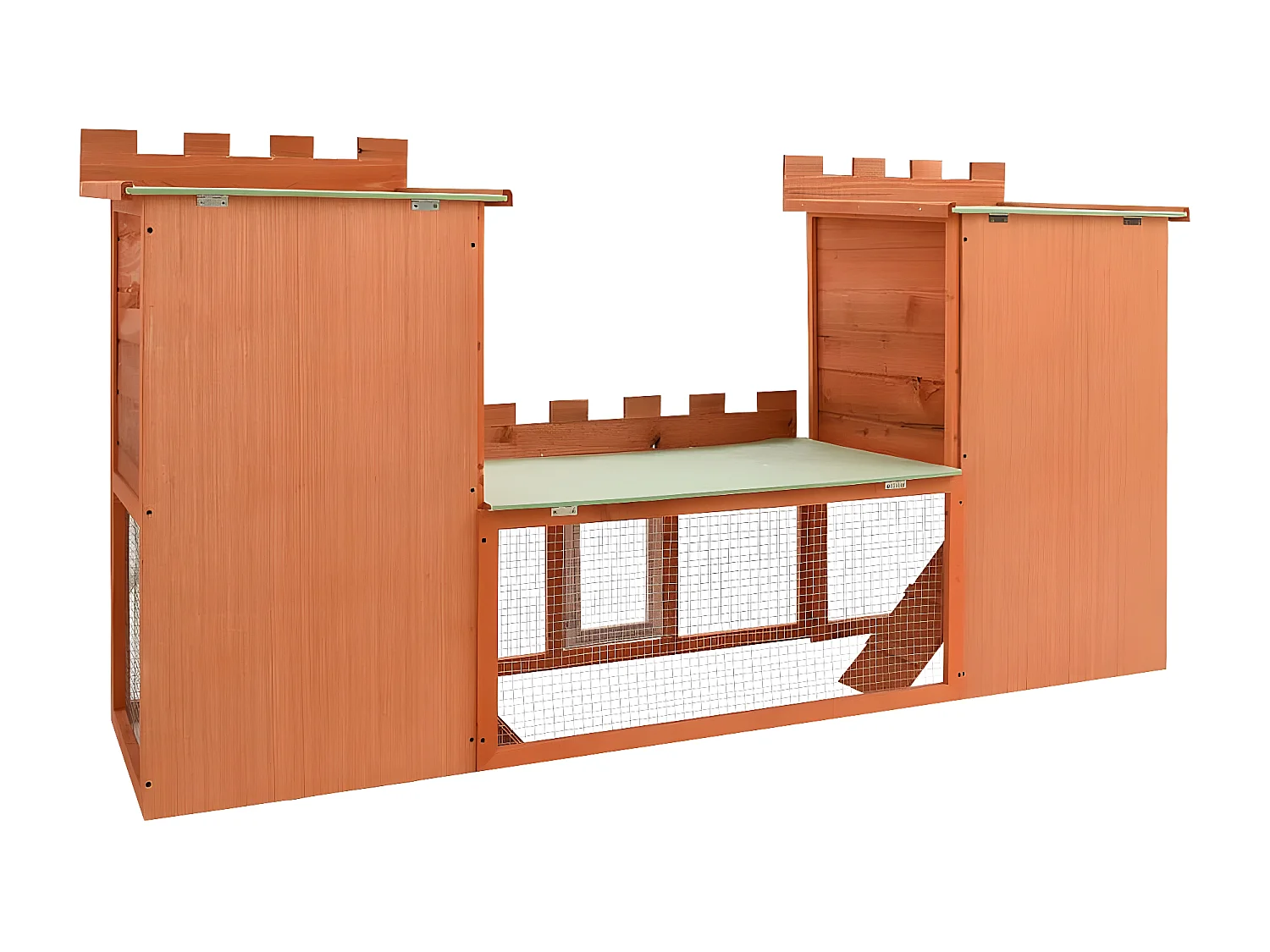 Casa grande de animales jaula conejera doble jaula de madera ES790730