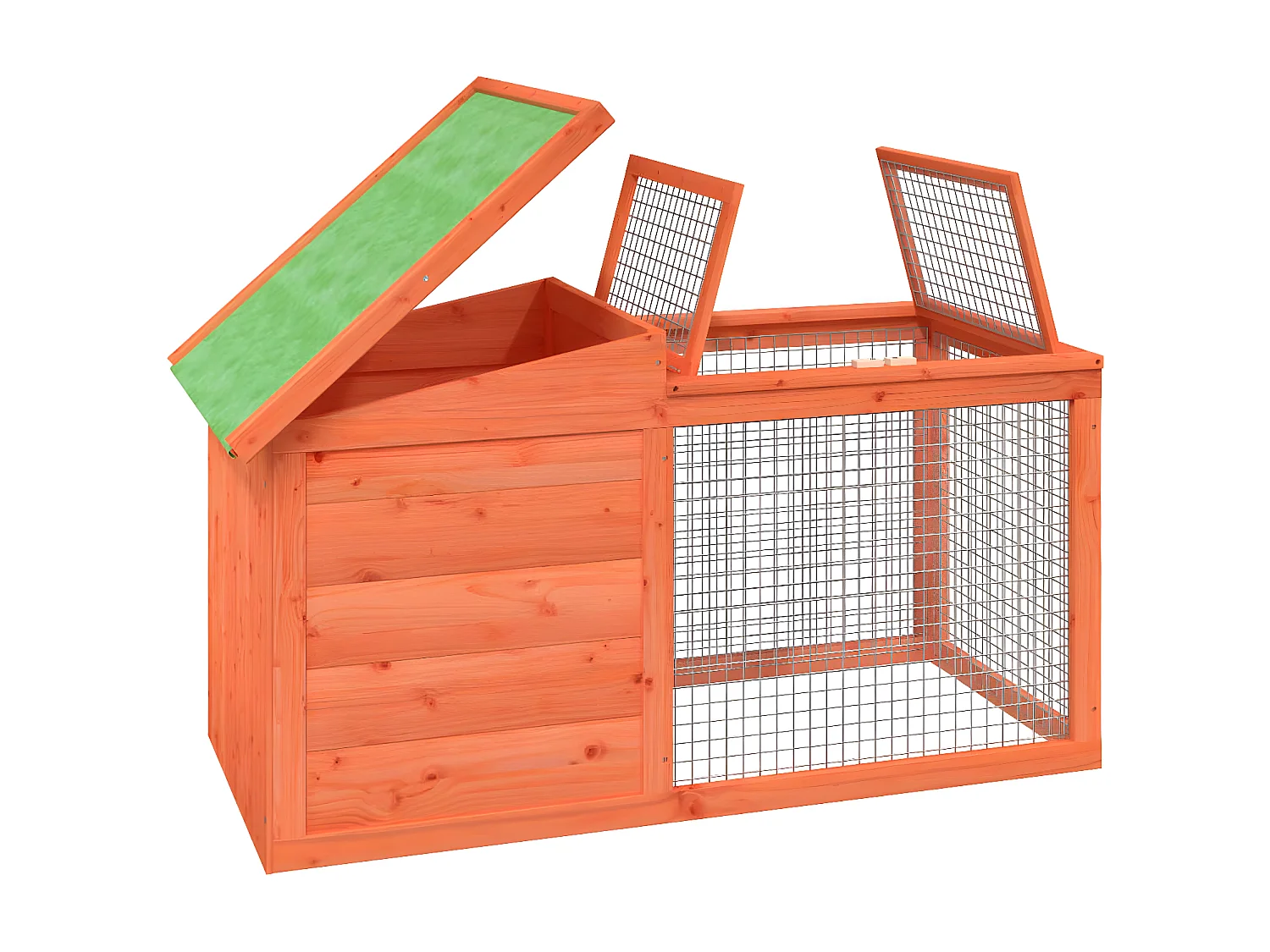 Coelheira 100,5x54x55 cm pinho maciço castanho PT727208