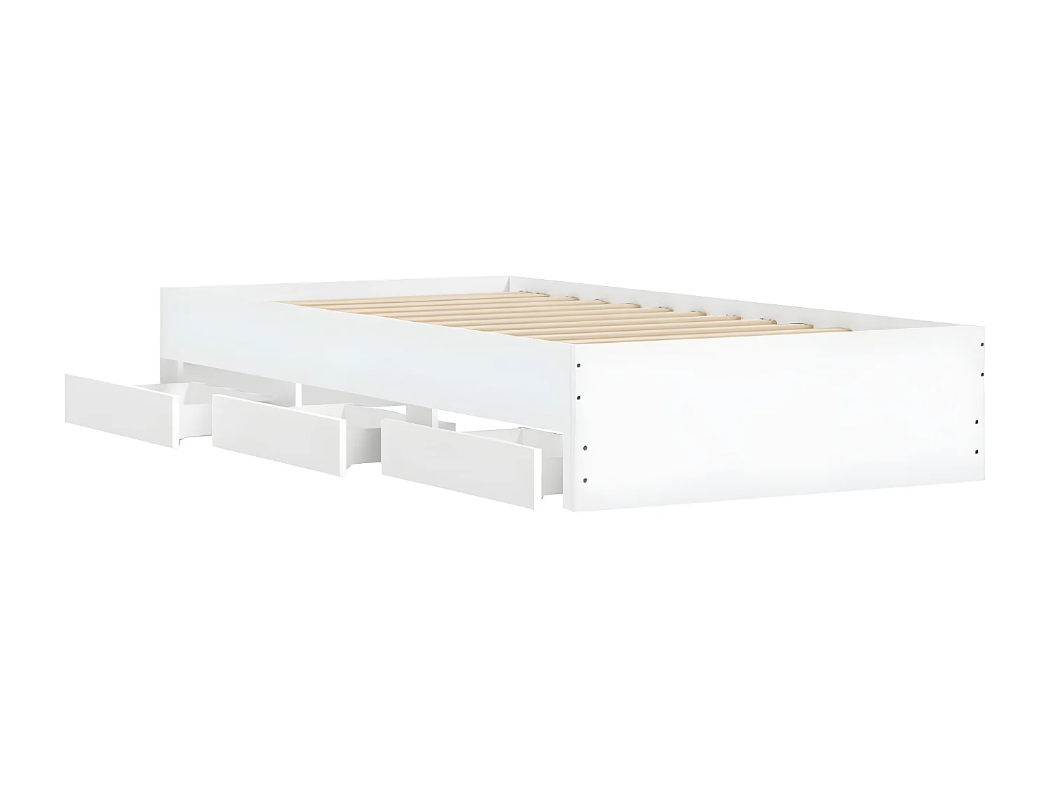 Coelheira exterior grande 145x45x84cm madeira cinzento e branco PT700143