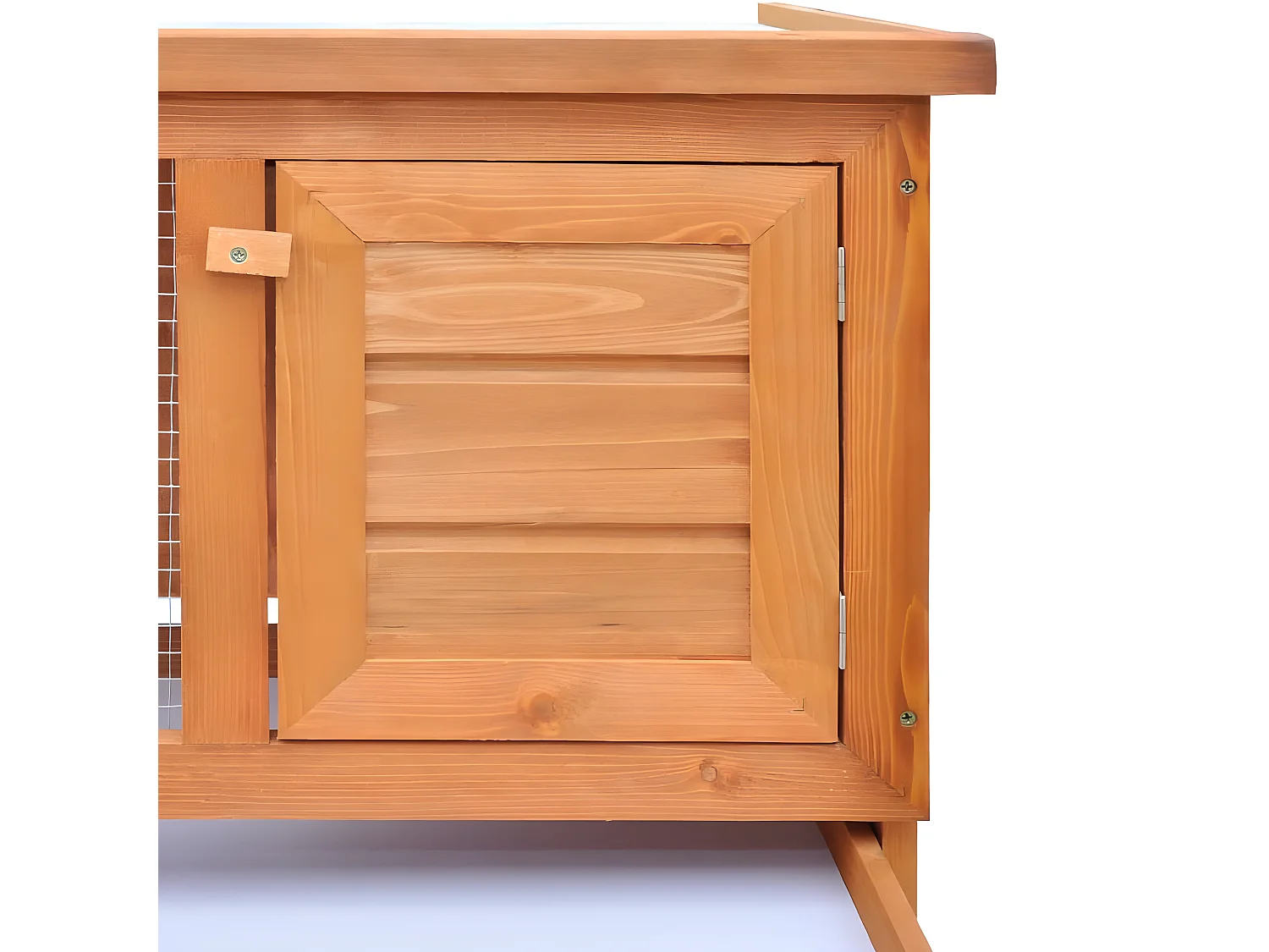 Casa de animales pequeños jaula conejera 1 piso madera ES576919