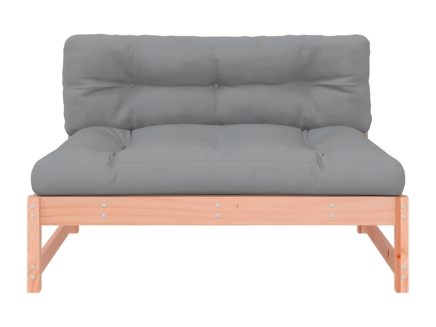 Canapé central de jardin 120x80 cm bois massif douglas PWRS93771