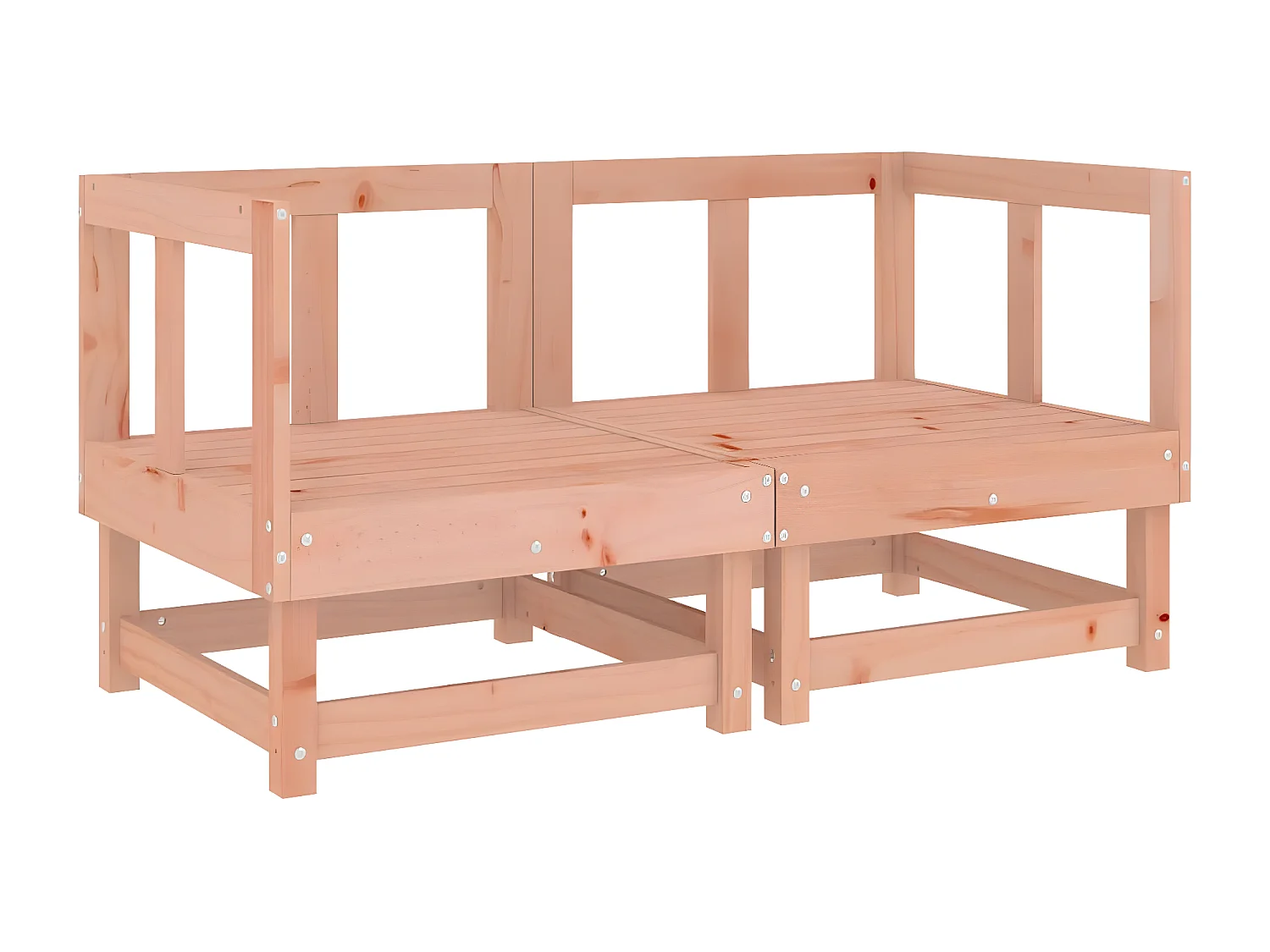 Canapés d'angle avec coussins 2 pcs bois massif douglas PWRS52647