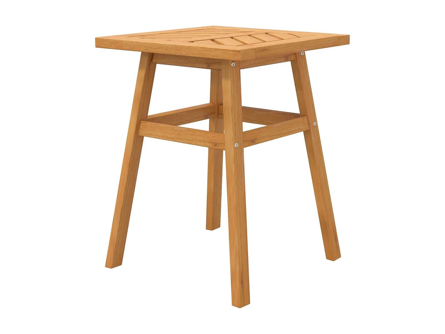 Table basse de jardin 45x45x60 cm bois massif d'acacia GHR87439