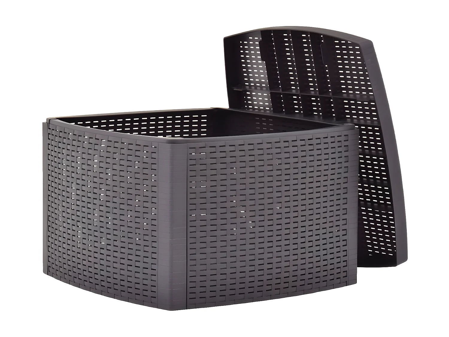 Table basse de jardin Mocha 54x54x36,5 cm Plastique GHR80726