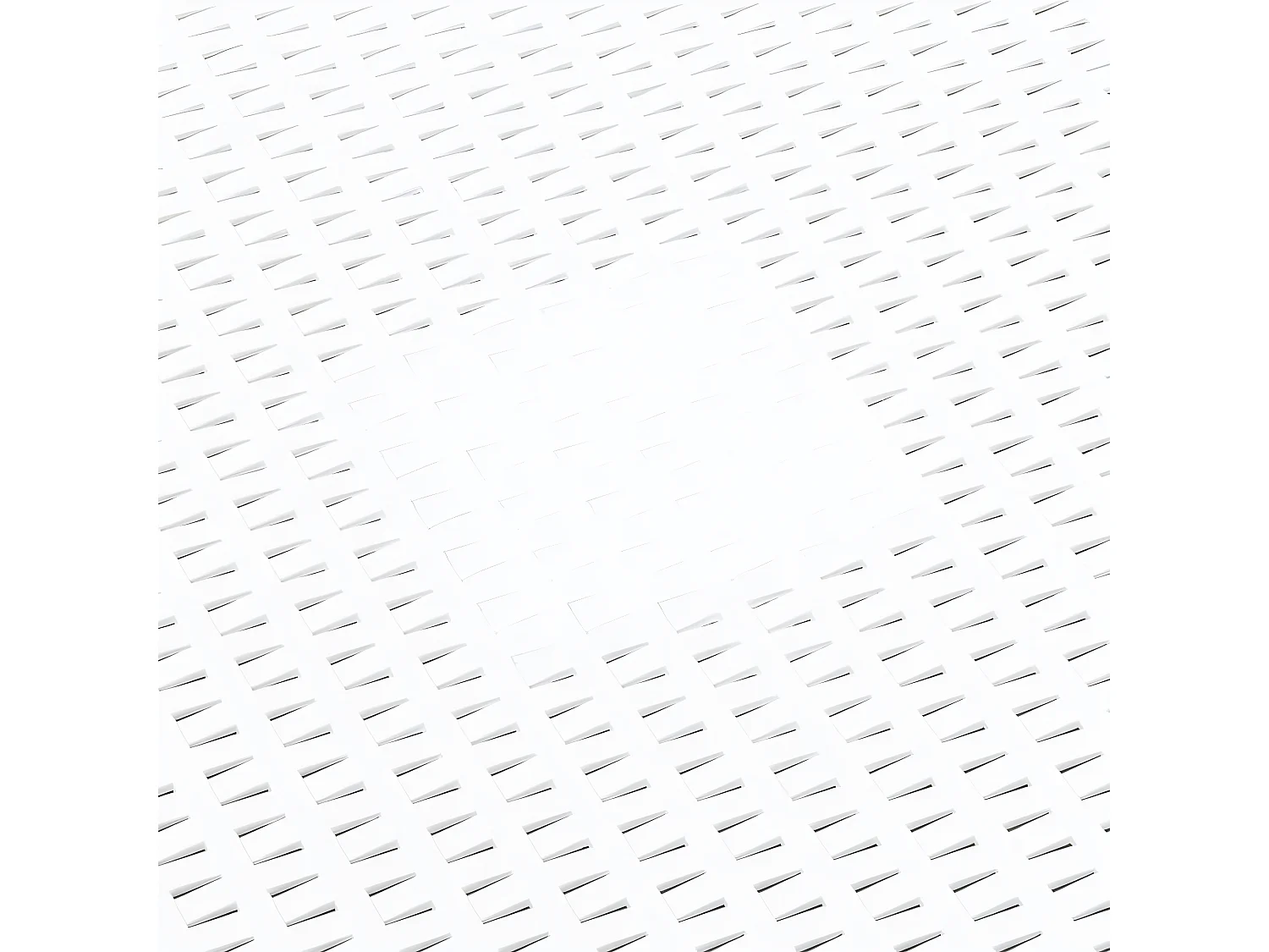 Table basse de jardin Blanc 54x54x36,5 cm Plastique GHR72570