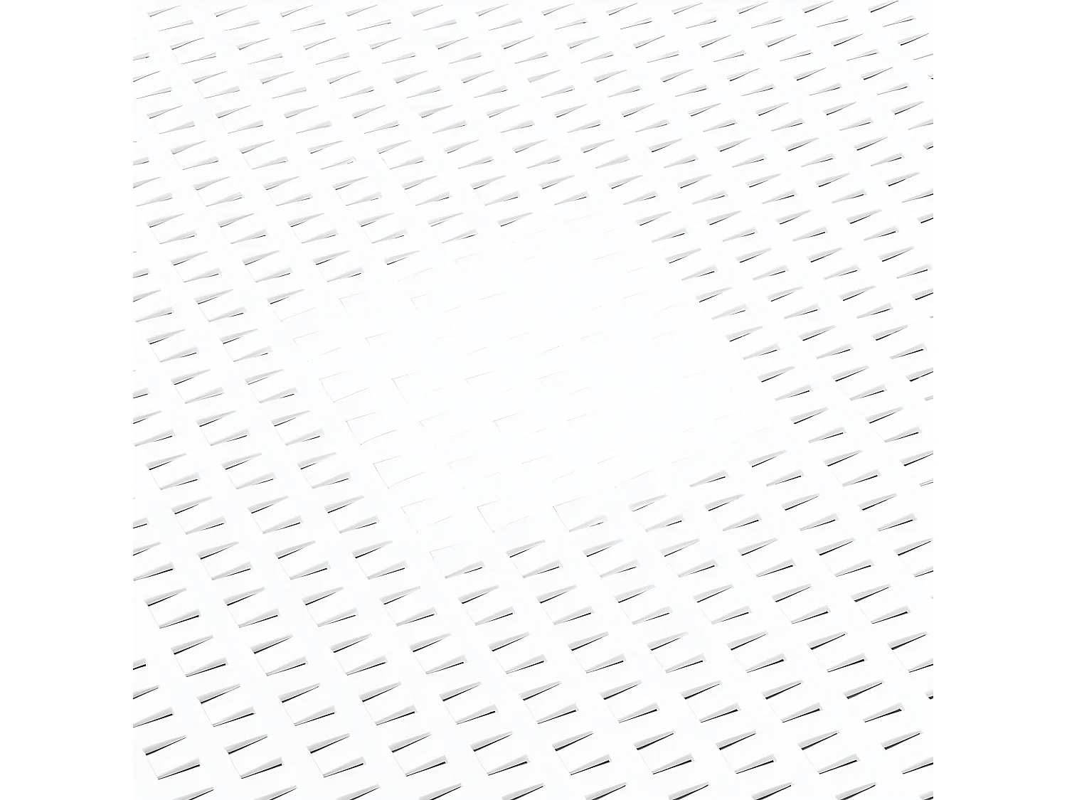 Table basse de jardin Blanc 54x54x36,5 cm Plastique GHR72570