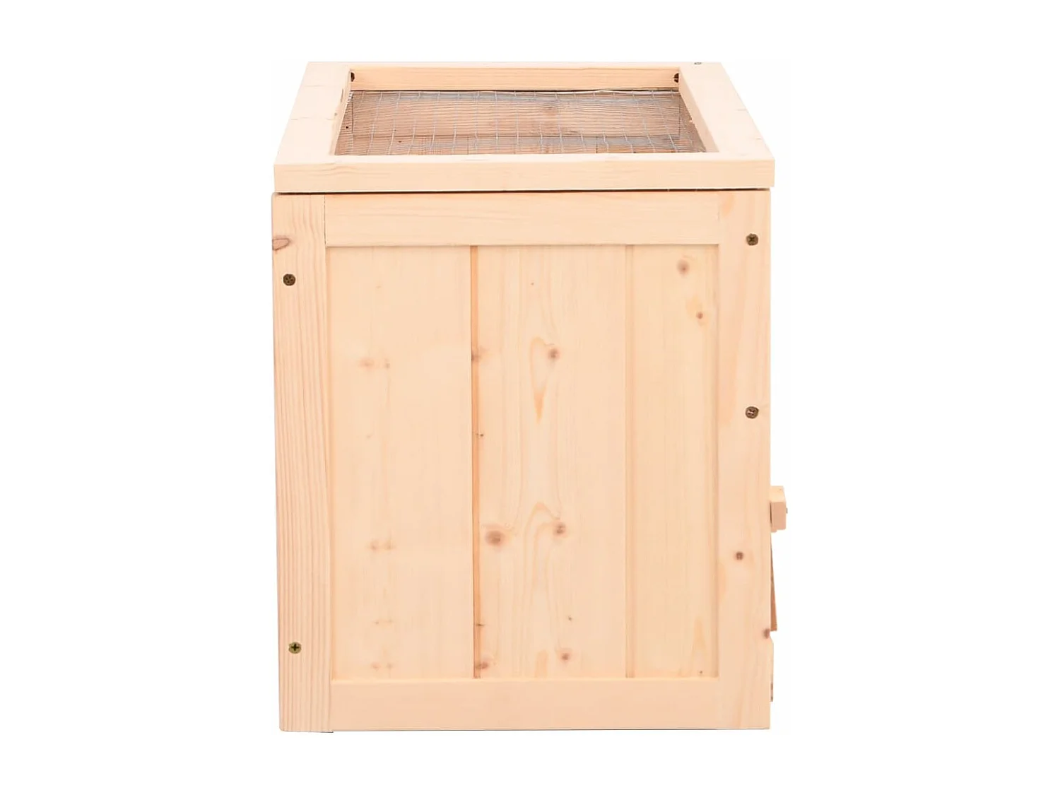 Jaula para hámster madera maciza abeto 60x30x35 cm ES152225