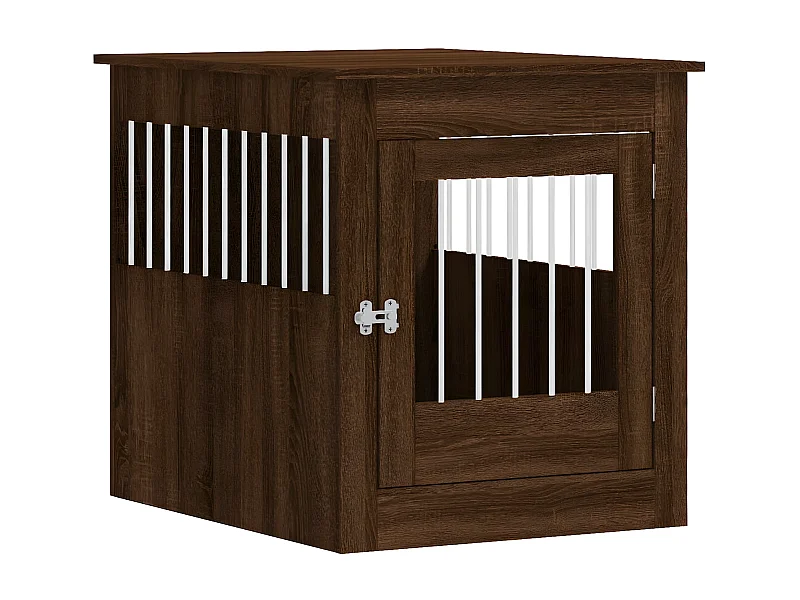 Meuble de cage pour chiens chêne marron 64,5x80x71 cm RG3Q59527
