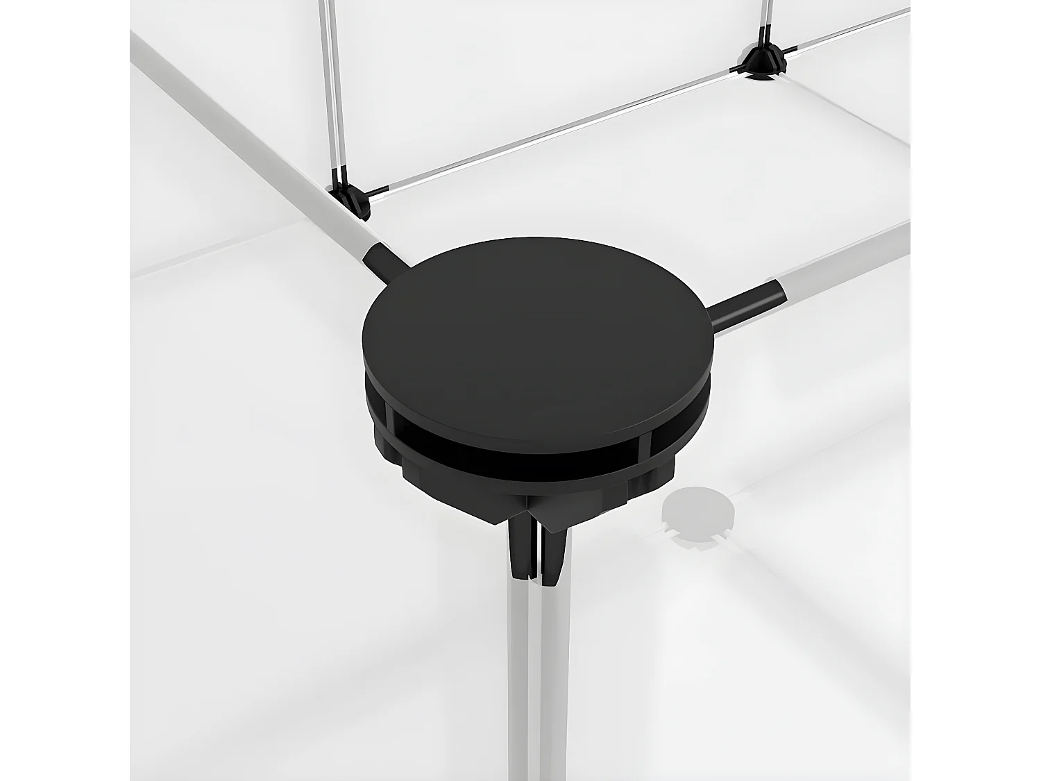 Gaiola p/ animais pequenos 144x74x46,5cm PP e aço transparente PT982857