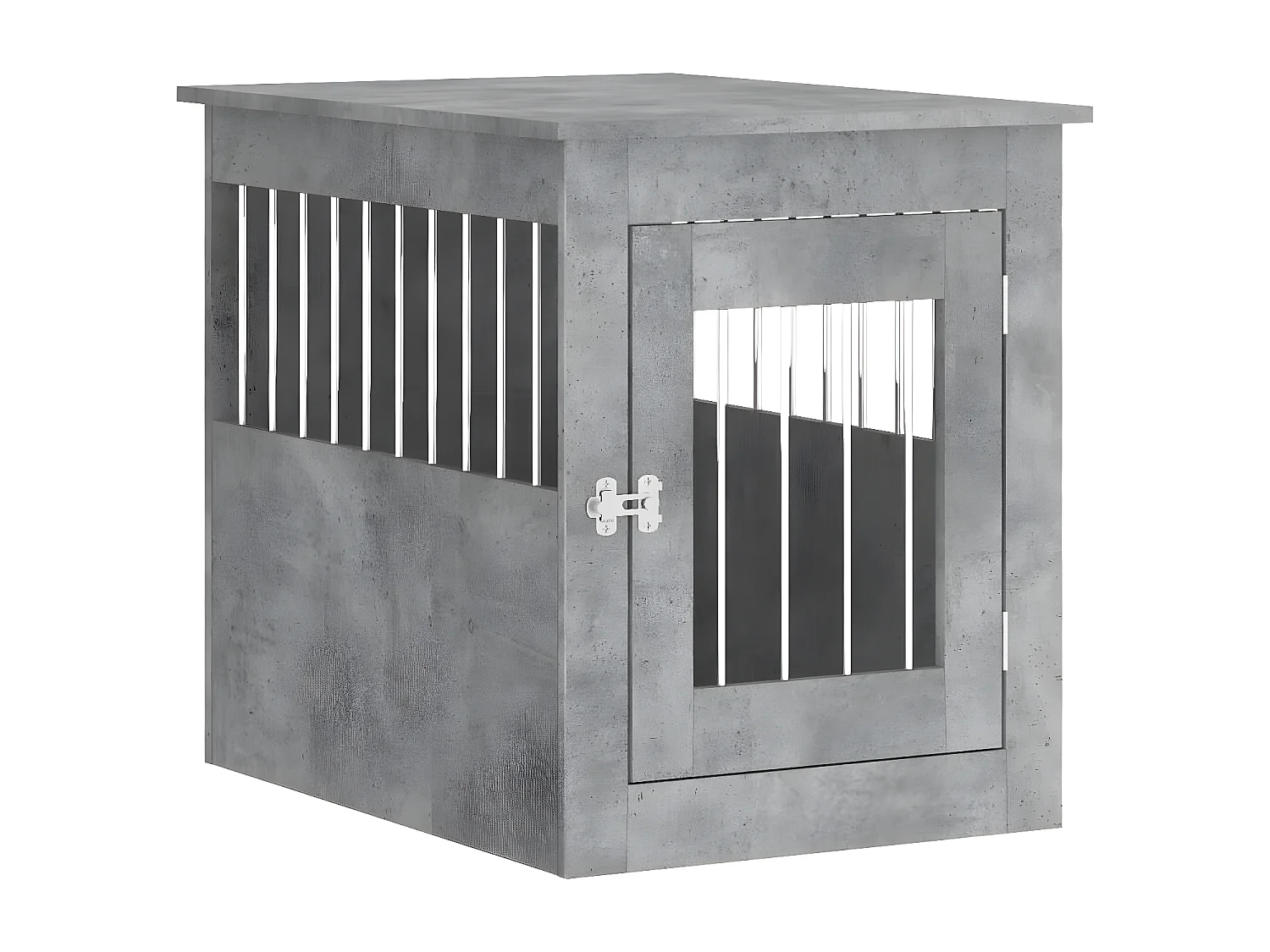 Meuble de cage pour chiens gris béton 55x75x65 cm RG3Q92308