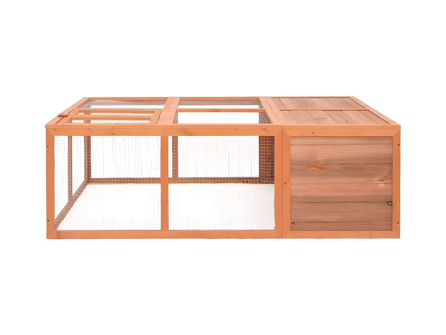 Cage pour animaux de jardin 150x100x50 cm Bois de sapin massif RG3Q68298