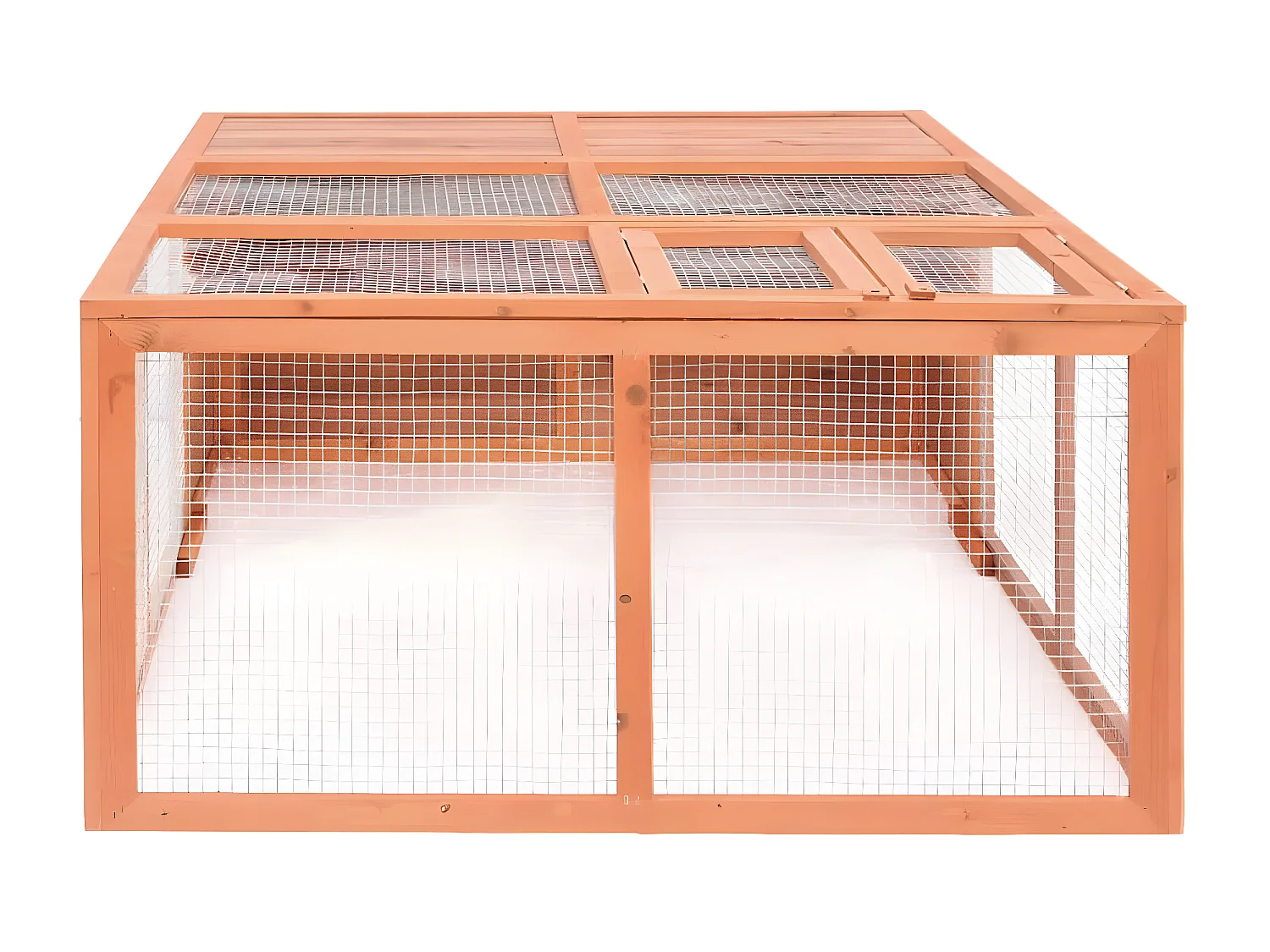 Cage pour animaux de jardin 150x100x50 cm Bois de sapin massif RG3Q68298