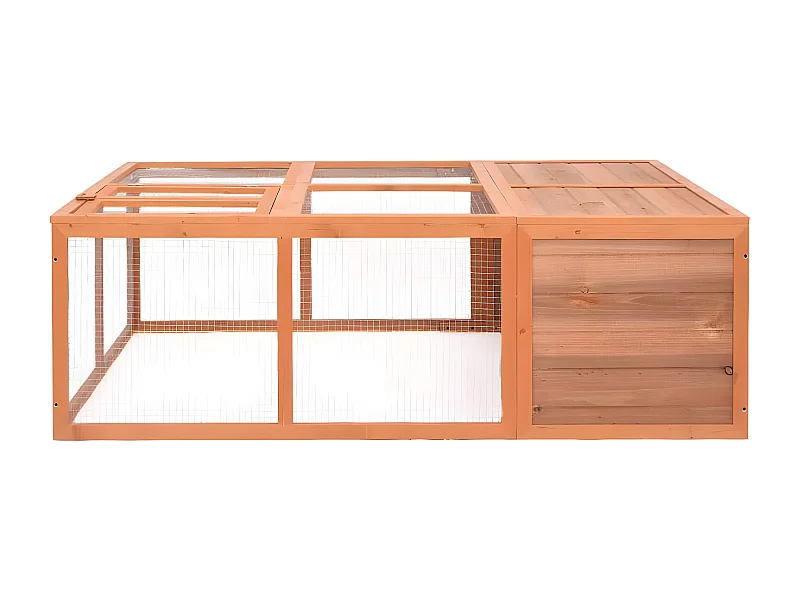 Cage pour animaux de jardin 150x100x50 cm Bois de sapin massif RG3Q68298