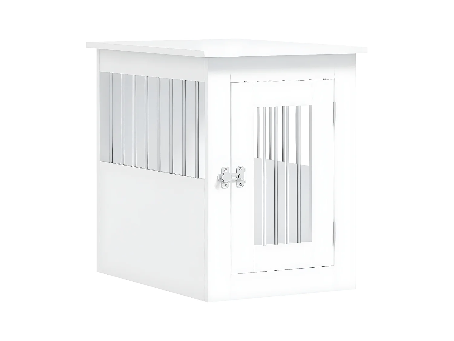 Meuble de cage pour chiens blanc 45x62x59 cm bois d'ingénierie RG3Q84053