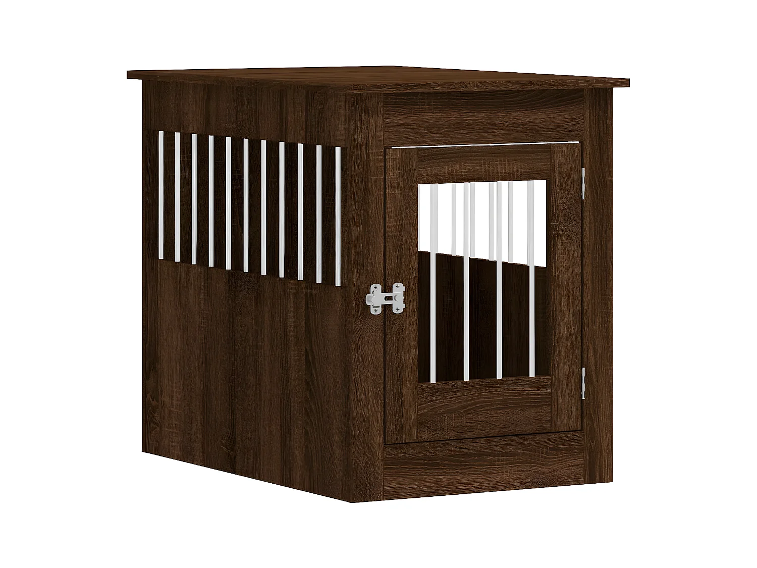 Meuble de cage pour chiens chêne marron 55x80x68 cm RG3Q24222