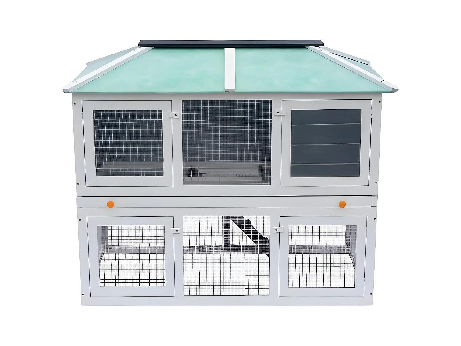 Cage double pour animaux Bois RG3Q14746