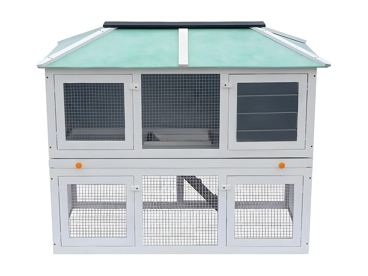 Cage double pour animaux Bois RG3Q14746