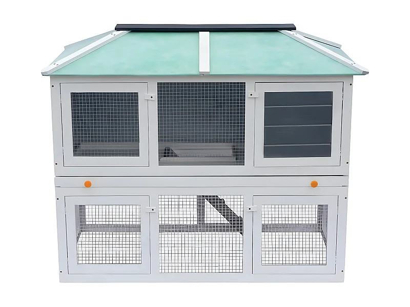 Cage double pour animaux Bois RG3Q14746