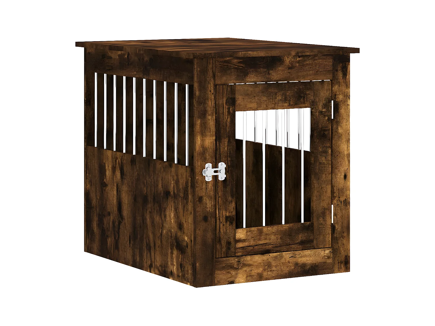 Meuble de cage pour chiens chêne fumé 55x75x65 cm RG3Q52351