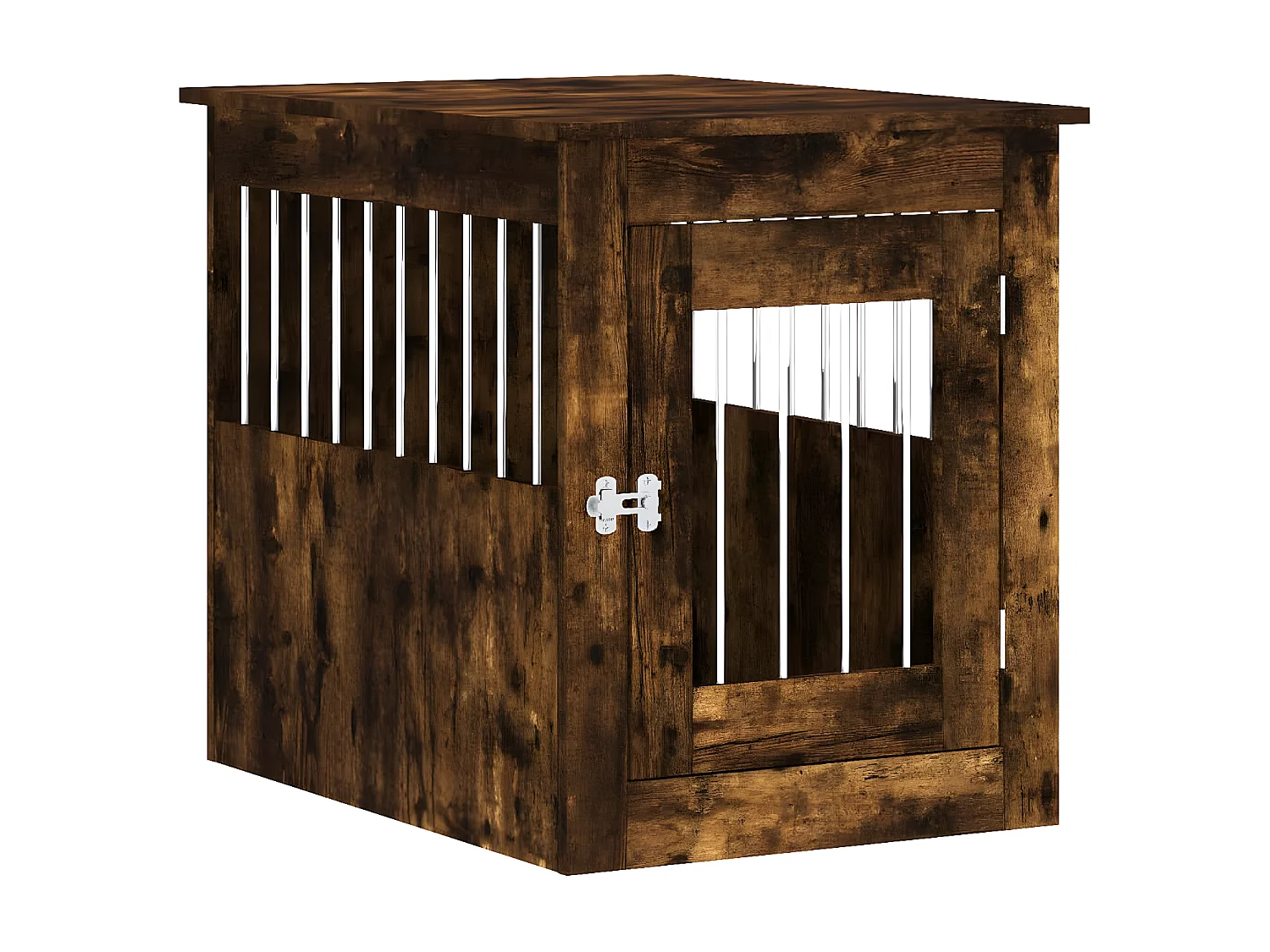 Meuble de cage pour chiens chêne fumé 55x75x65 cm RG3Q52351