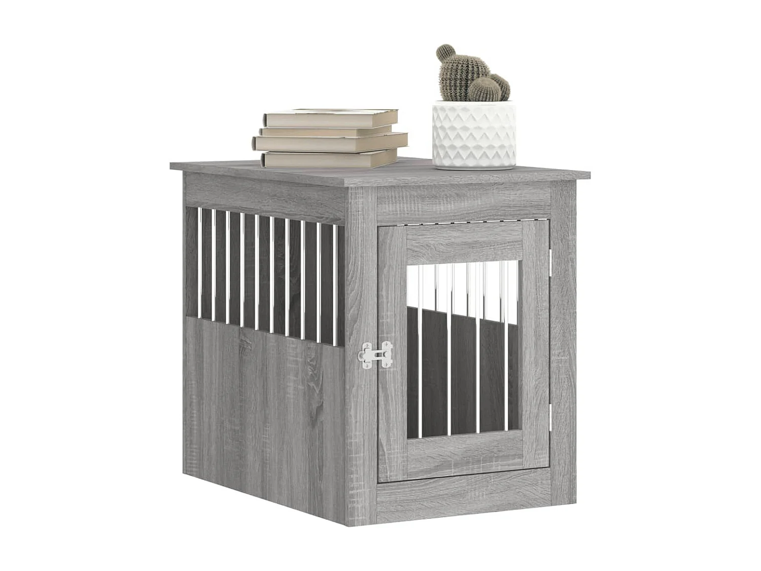 Meuble de cage pour chiens sonoma gris 55x75x65 cm RG3Q66584