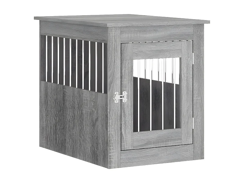 Meuble de cage pour chiens sonoma gris 55x75x65 cm RG3Q66584