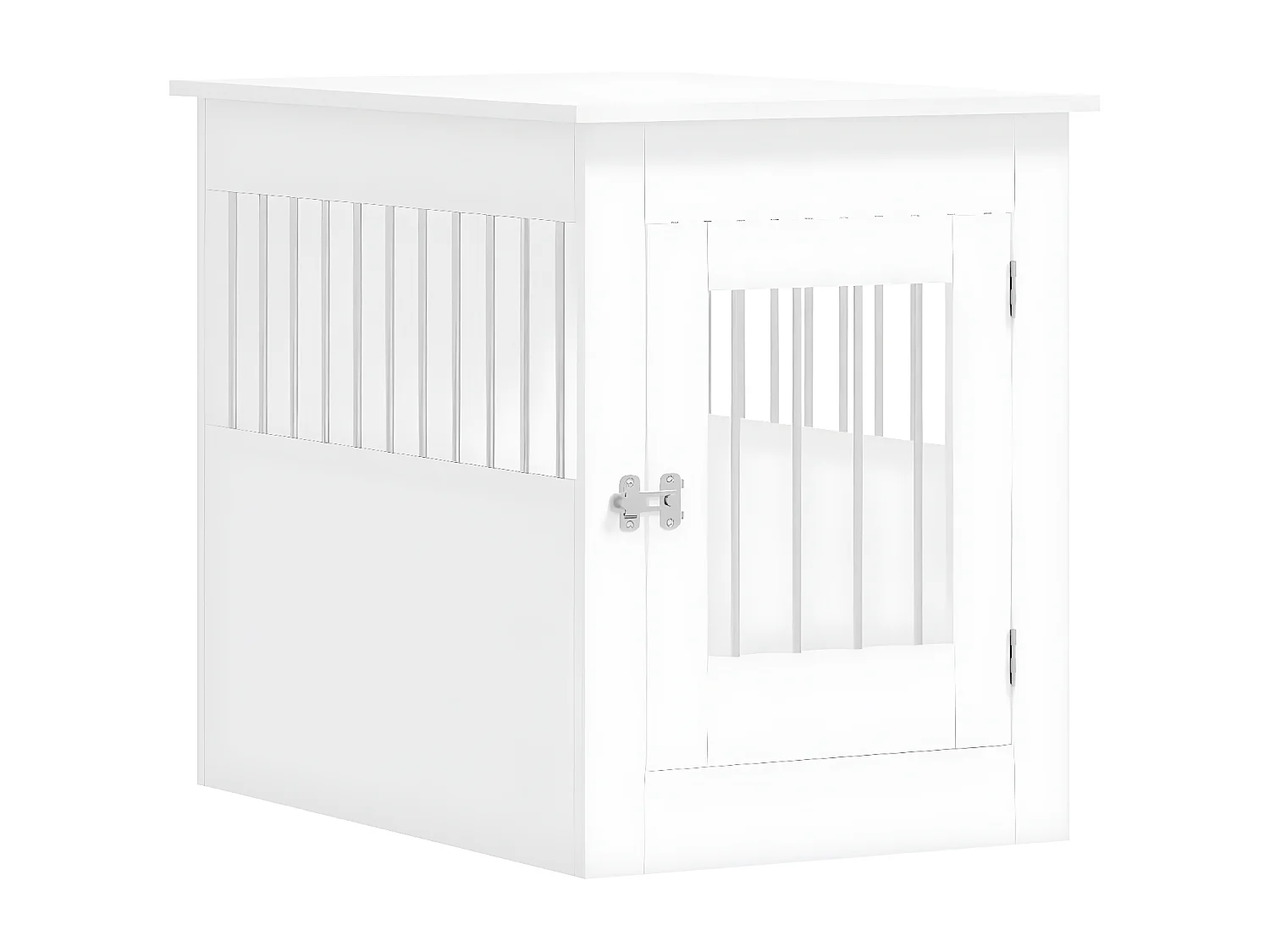 Móvel casota para cão 55x80x68 cm derivados de madeira branco PT144493