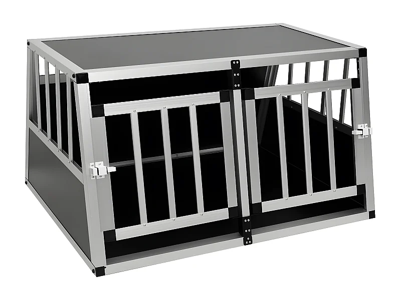 Cage pour chien à double porte 89 x 69 x 50 cm RG3Q69833