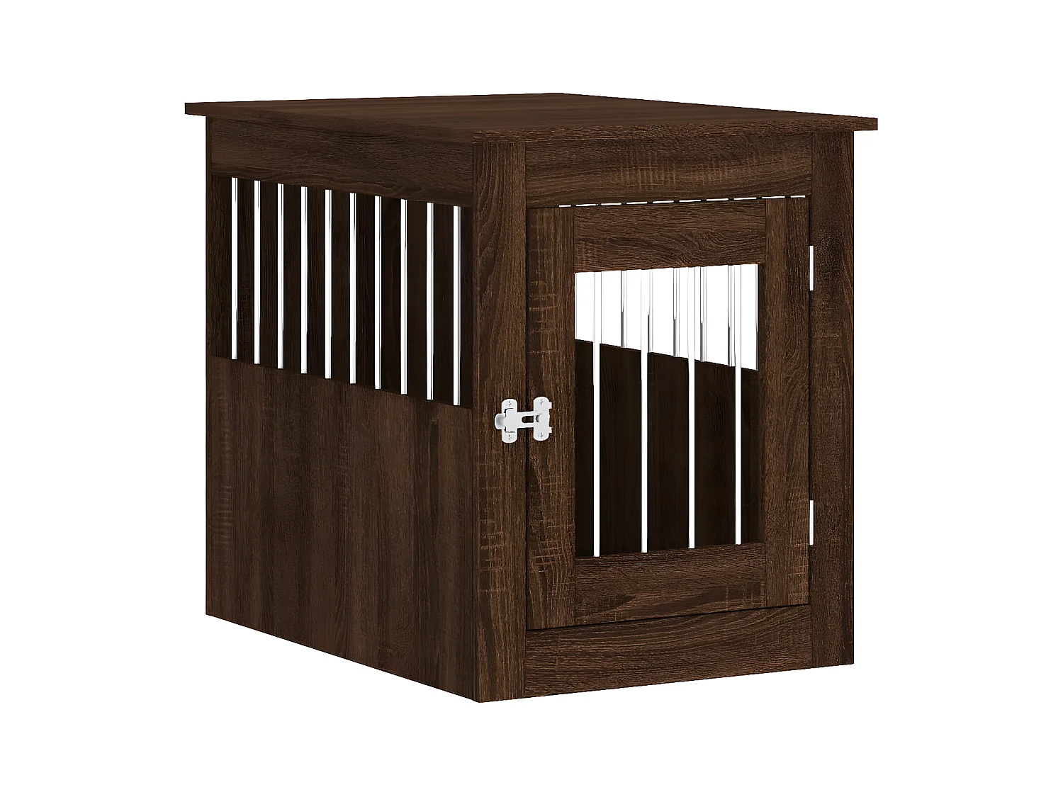 Meuble de cage pour chiens chêne marron 55x75x65 cm RG3Q17595