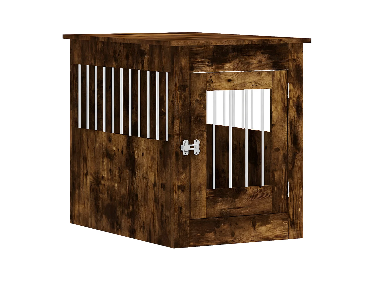 Meuble de cage pour chiens chêne fumé 55x80x68 cm RG3Q48212