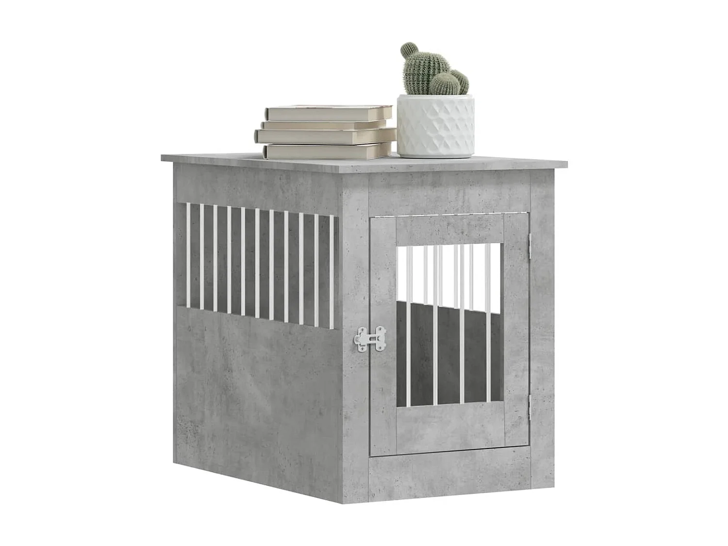 Móvel casota para cão 55x80x68 derivados madeira cinza-cimento PT255042