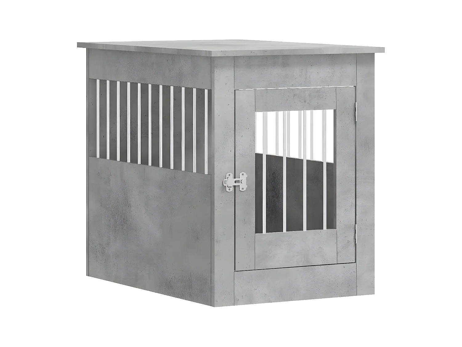 Meuble de cage pour chiens gris béton 55x80x68 cm RG3Q55609
