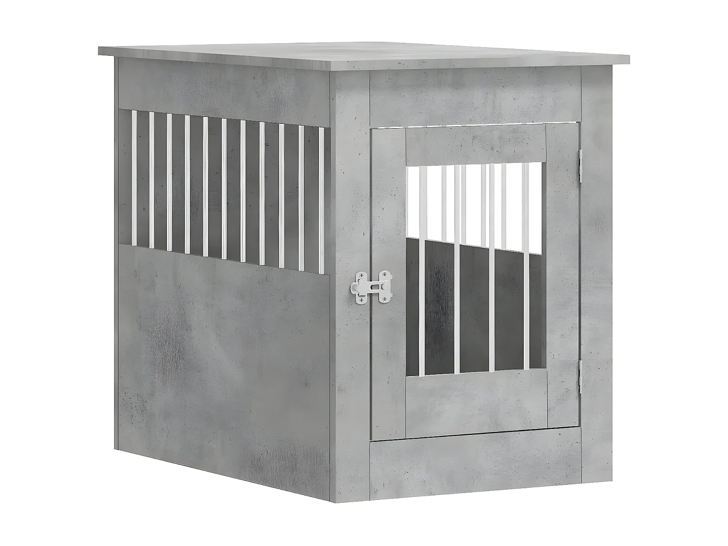 Meuble de cage pour chiens gris béton 55x80x68 cm RG3Q55609