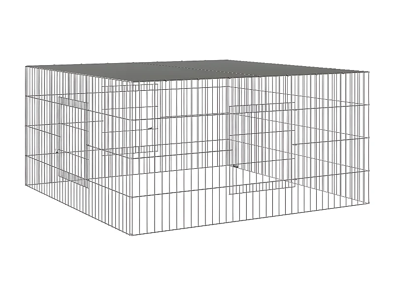 Coelheira 110x110x55 cm ferro galvanizado PT135266
