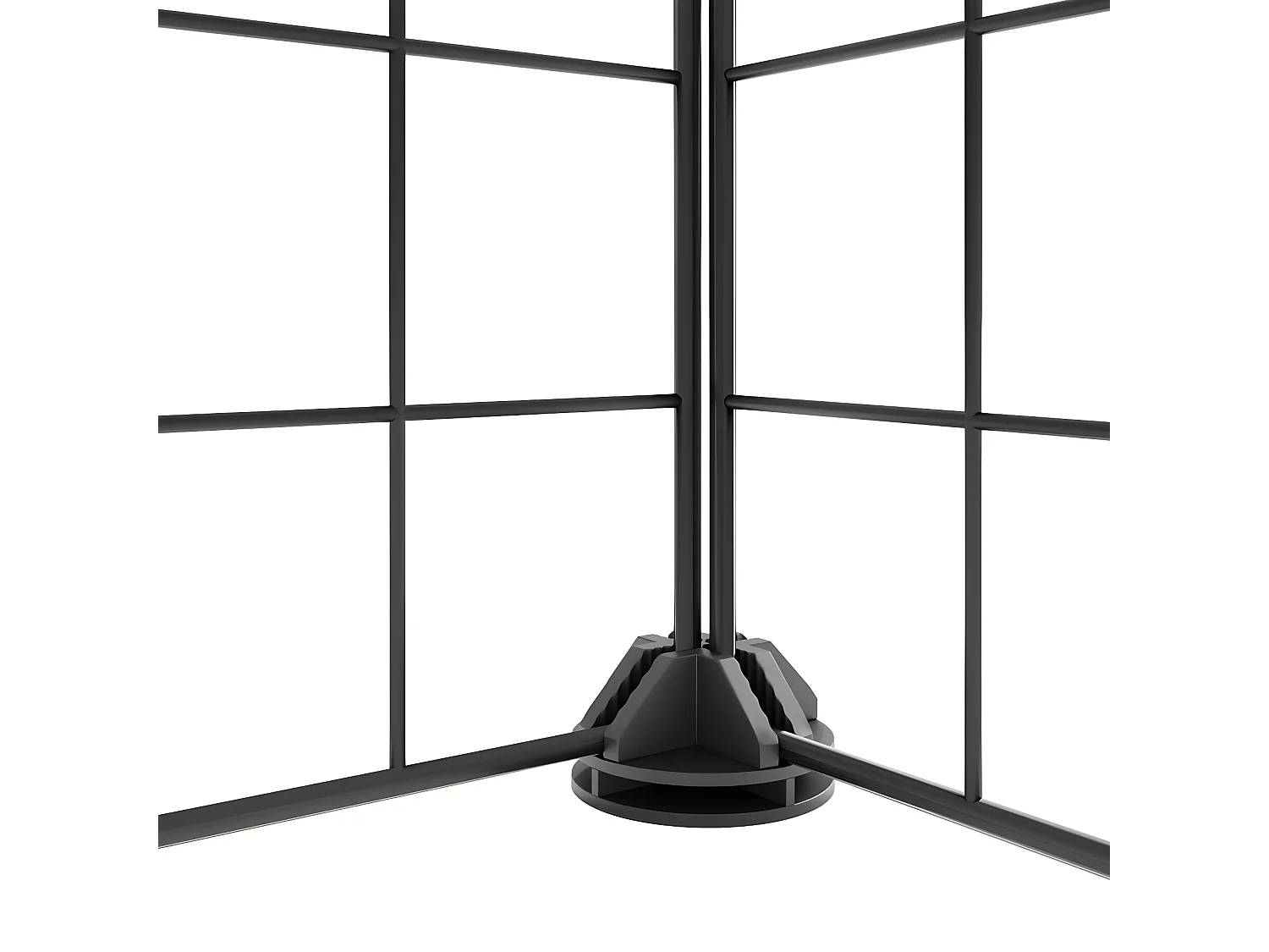 Cage animaux de compagnie à 44 panneaux et porte Noir 35x35 cm RG3Q97377
