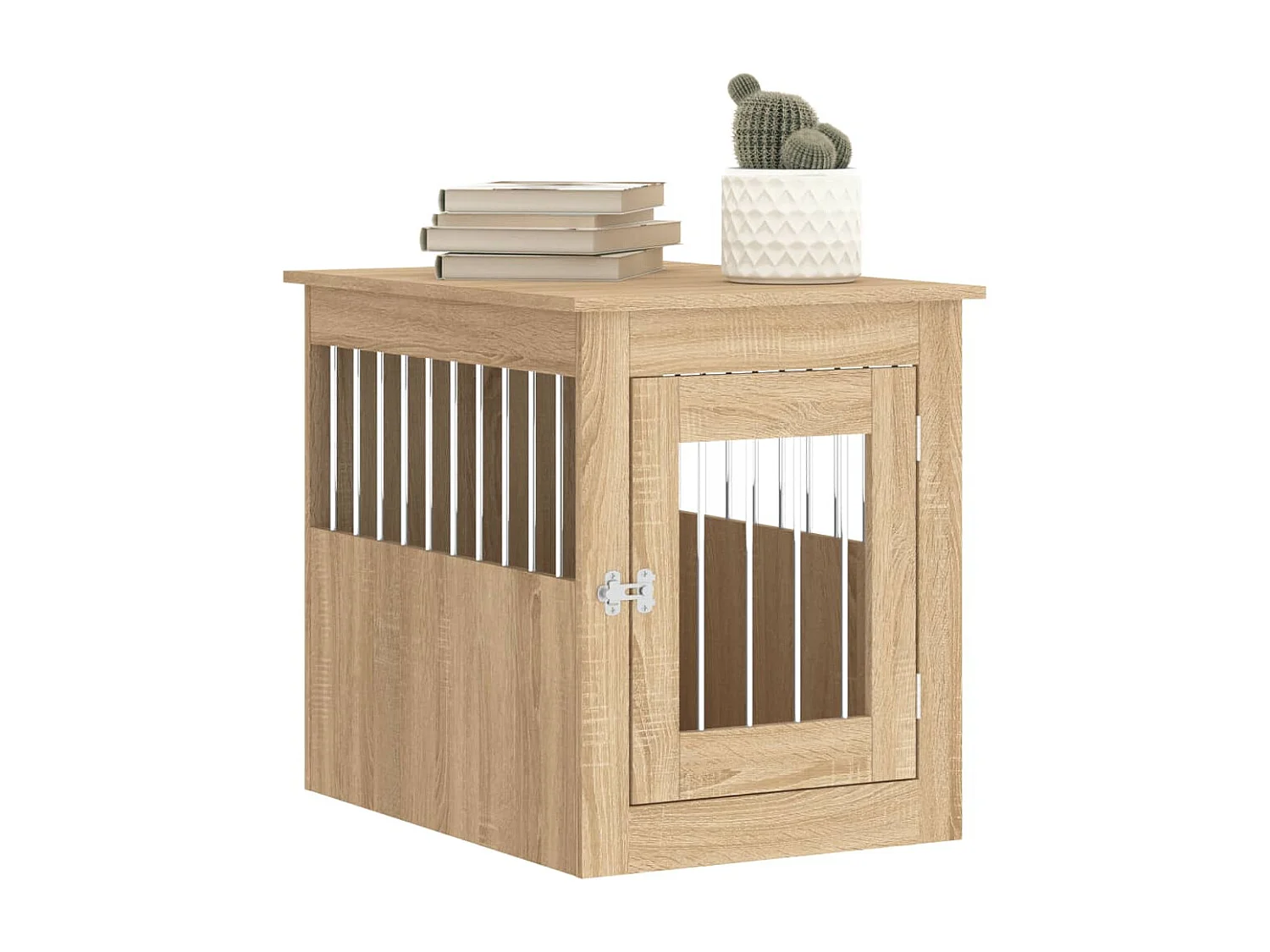 Meuble de cage pour chiens chêne sonoma 55x75x65 cm RG3Q98811