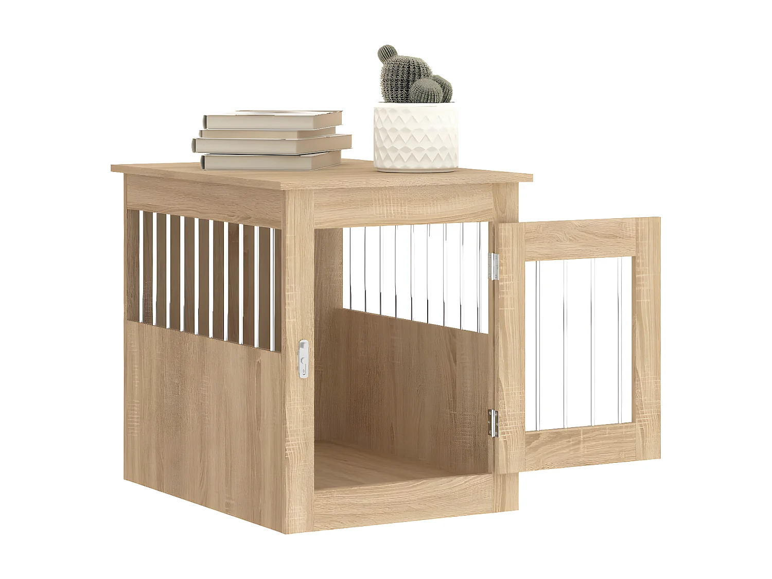 Meuble de cage pour chiens chêne sonoma 55x75x65 cm RG3Q98811