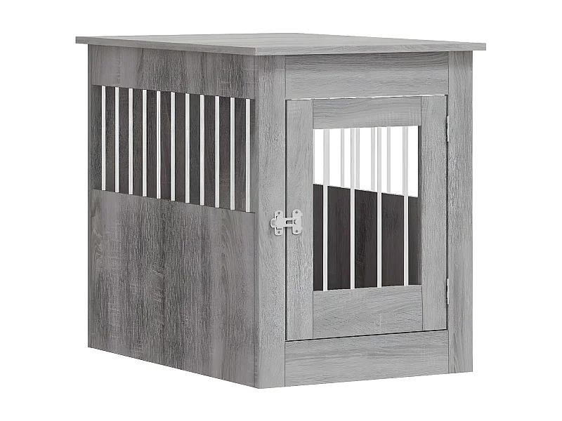 Meuble de cage pour chiens sonoma gris 55x80x68 cm RG3Q26759