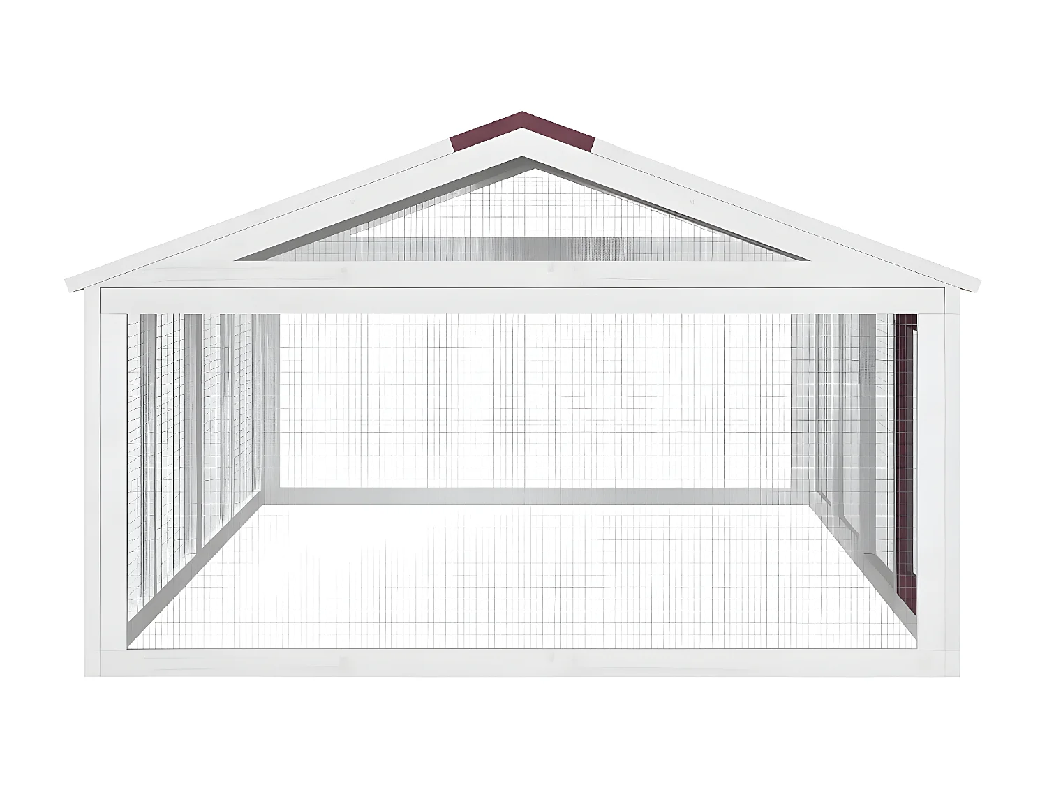Enclos animaux moka 200x112,5x74 cm bois massif de pin RG3Q10944
